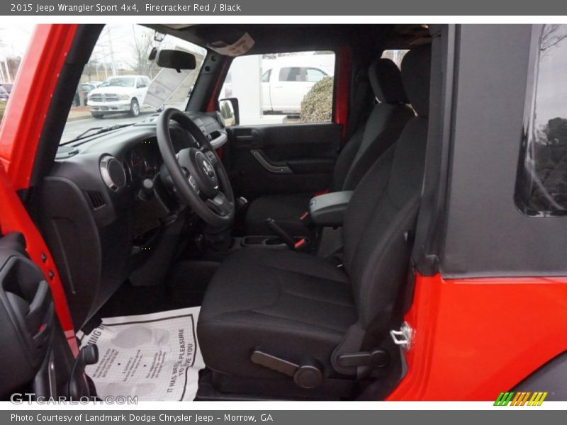 Firecracker Red / Black 2015 Jeep Wrangler Sport 4x4