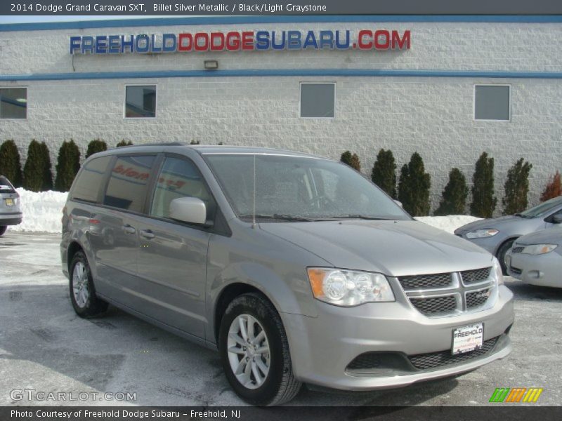 Billet Silver Metallic / Black/Light Graystone 2014 Dodge Grand Caravan SXT