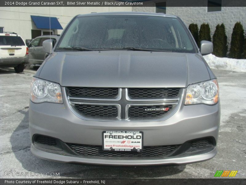 Billet Silver Metallic / Black/Light Graystone 2014 Dodge Grand Caravan SXT