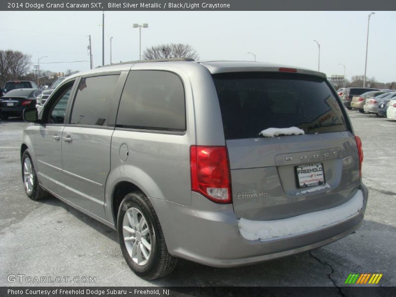 Billet Silver Metallic / Black/Light Graystone 2014 Dodge Grand Caravan SXT