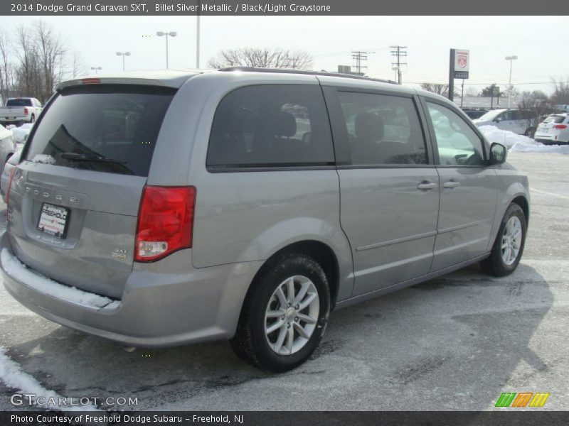 Billet Silver Metallic / Black/Light Graystone 2014 Dodge Grand Caravan SXT