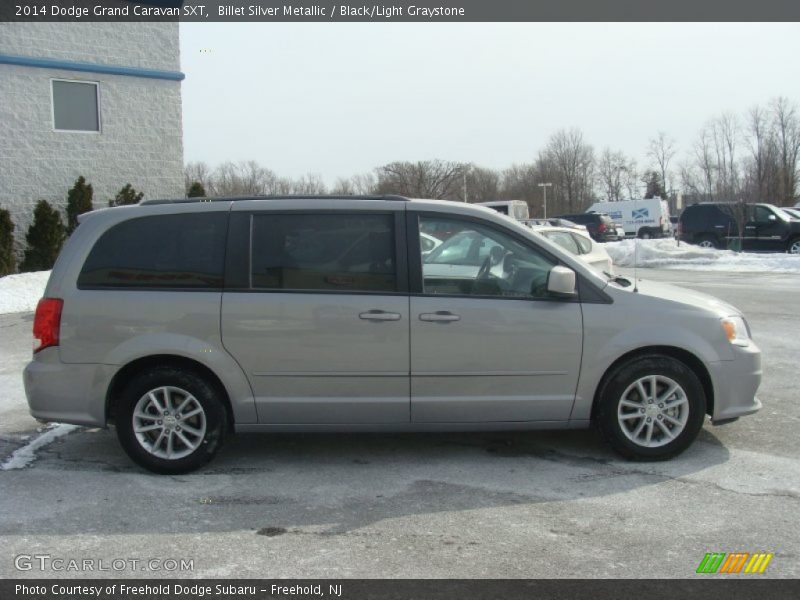 Billet Silver Metallic / Black/Light Graystone 2014 Dodge Grand Caravan SXT