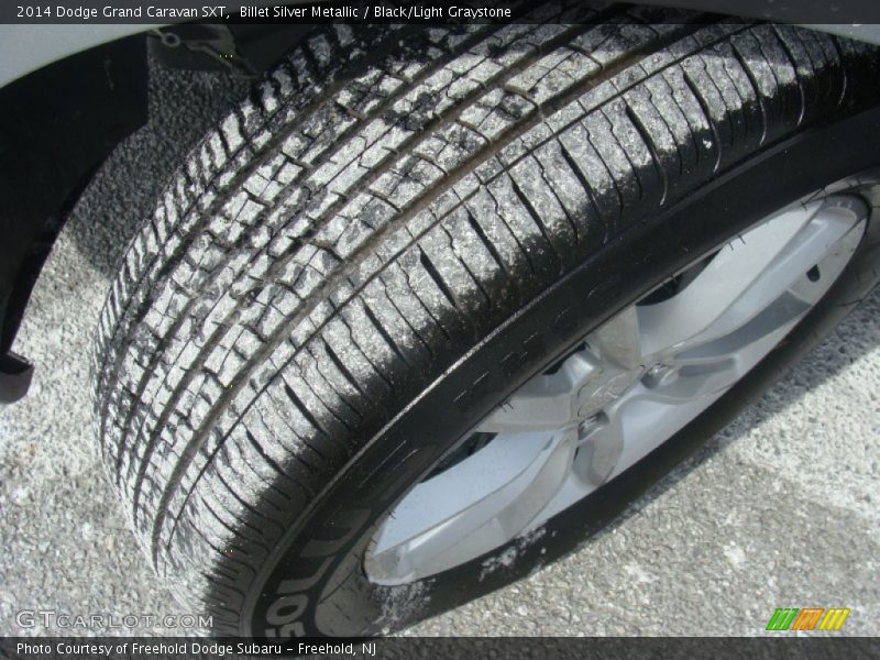 Billet Silver Metallic / Black/Light Graystone 2014 Dodge Grand Caravan SXT