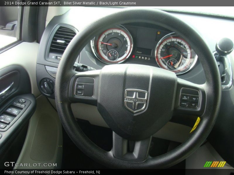Billet Silver Metallic / Black/Light Graystone 2014 Dodge Grand Caravan SXT