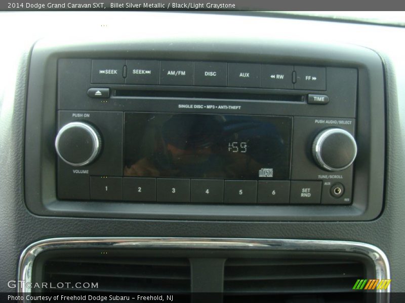 Billet Silver Metallic / Black/Light Graystone 2014 Dodge Grand Caravan SXT