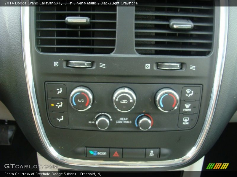 Billet Silver Metallic / Black/Light Graystone 2014 Dodge Grand Caravan SXT