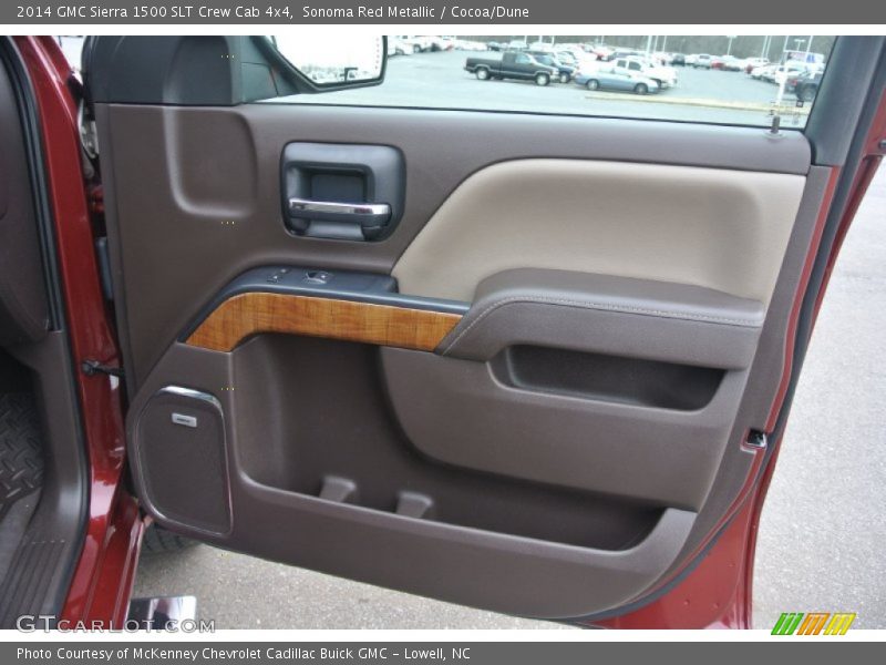 Sonoma Red Metallic / Cocoa/Dune 2014 GMC Sierra 1500 SLT Crew Cab 4x4