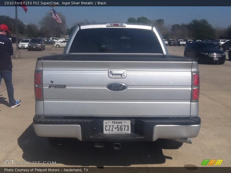 Ingot Silver Metallic / Black 2010 Ford F150 FX2 SuperCrew