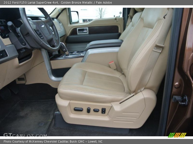 Golden Bronze Metallic / Pale Adobe 2012 Ford F150 Lariat SuperCrew 4x4