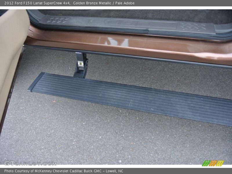 Golden Bronze Metallic / Pale Adobe 2012 Ford F150 Lariat SuperCrew 4x4