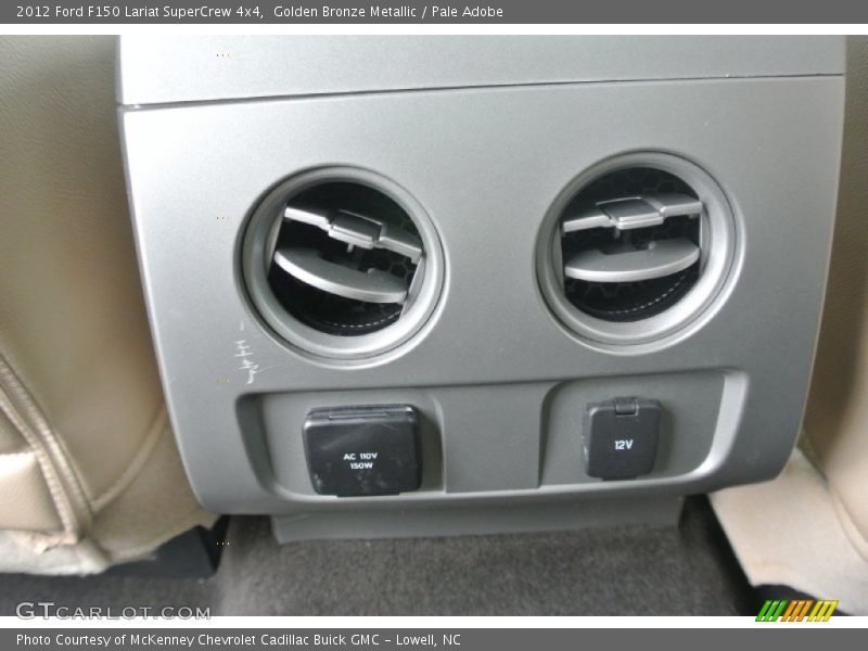 Golden Bronze Metallic / Pale Adobe 2012 Ford F150 Lariat SuperCrew 4x4