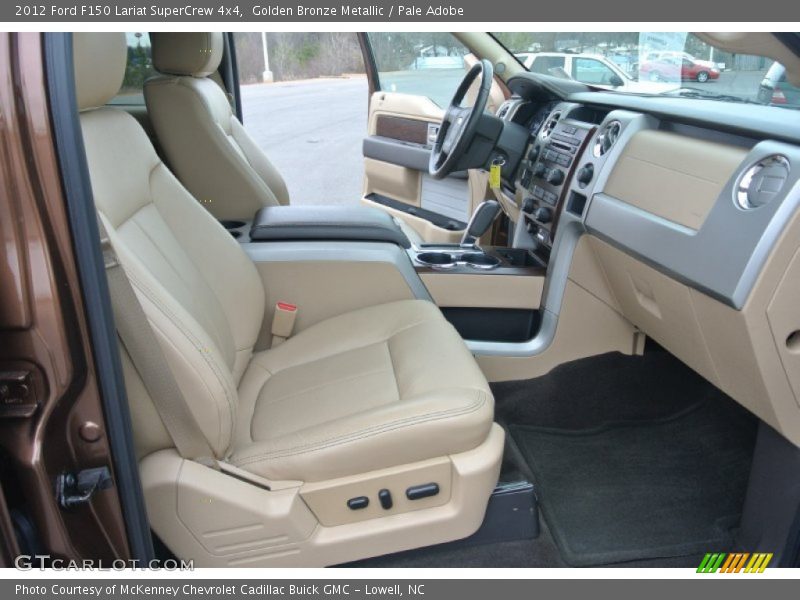 Golden Bronze Metallic / Pale Adobe 2012 Ford F150 Lariat SuperCrew 4x4