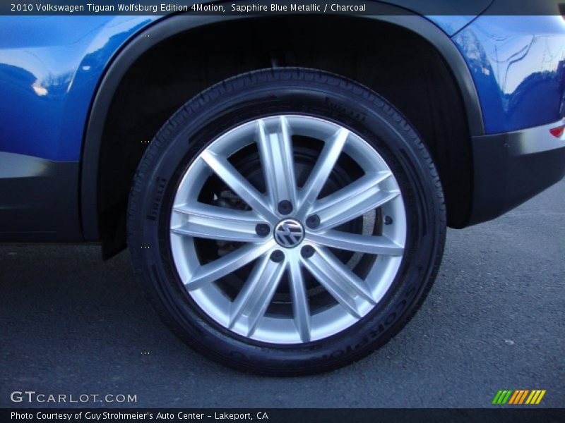 Sapphire Blue Metallic / Charcoal 2010 Volkswagen Tiguan Wolfsburg Edition 4Motion