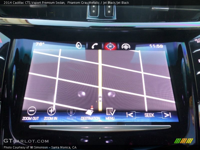 Navigation of 2014 CTS Vsport Premium Sedan
