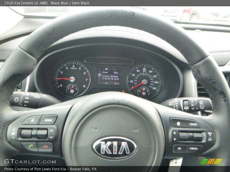 Blaze Blue / Satin Black 2016 Kia Sorento LX AWD