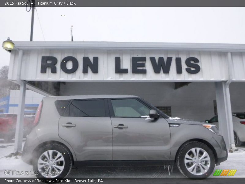 Titanium Gray / Black 2015 Kia Soul +