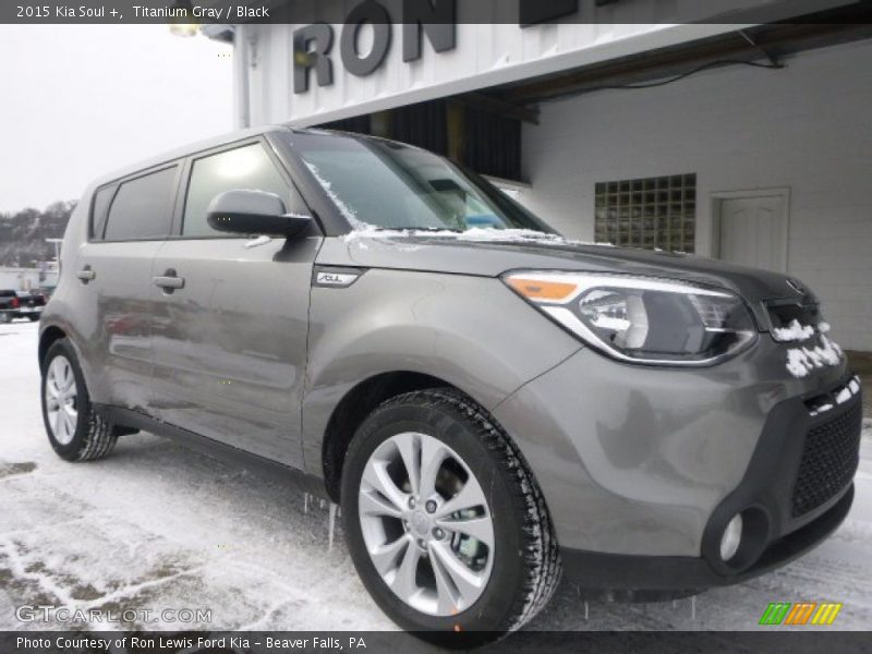 Titanium Gray / Black 2015 Kia Soul +