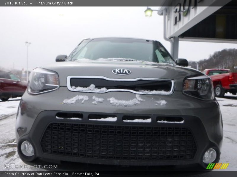 Titanium Gray / Black 2015 Kia Soul +