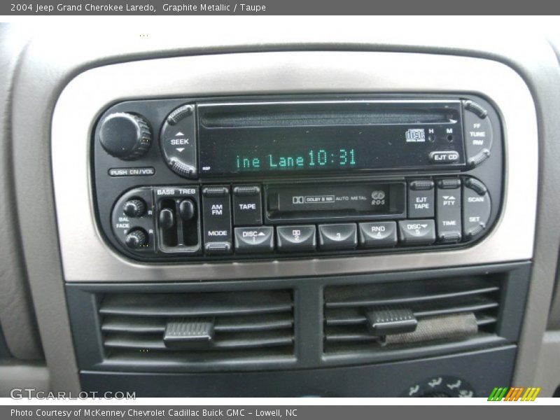Controls of 2004 Grand Cherokee Laredo