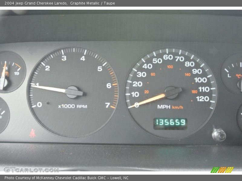 Graphite Metallic / Taupe 2004 Jeep Grand Cherokee Laredo