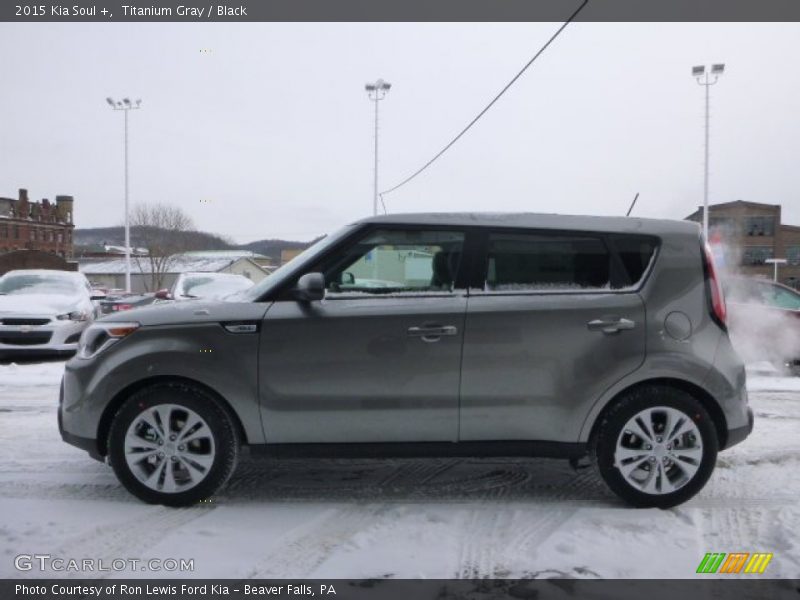 Titanium Gray / Black 2015 Kia Soul +