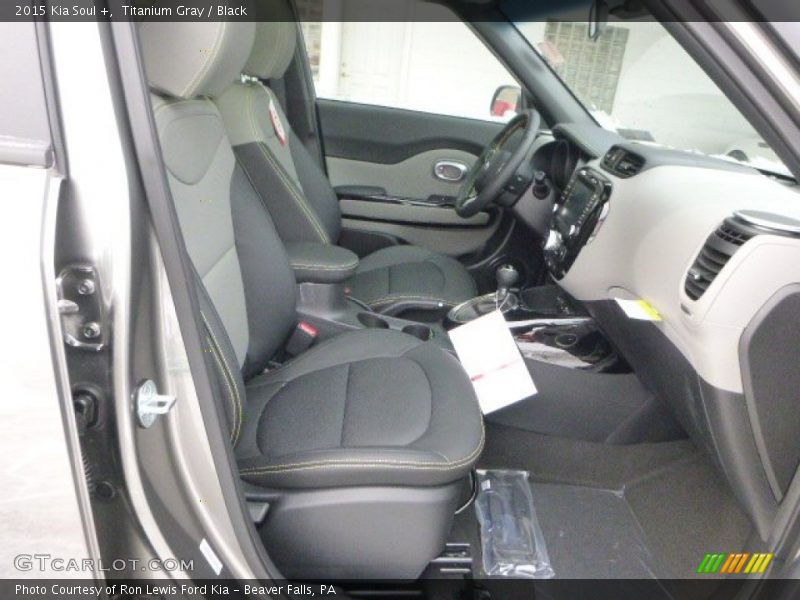 Titanium Gray / Black 2015 Kia Soul +