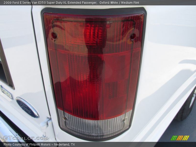 Oxford White / Medium Flint 2009 Ford E Series Van E350 Super Duty XL Extended Passenger