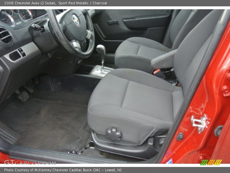 Sport Red Metallic / Charcoal 2008 Chevrolet Aveo LS Sedan