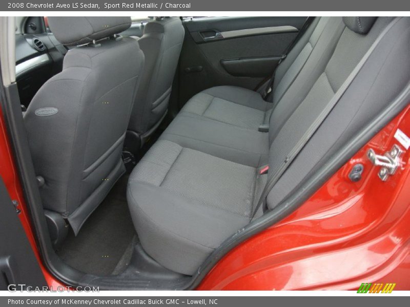 Sport Red Metallic / Charcoal 2008 Chevrolet Aveo LS Sedan