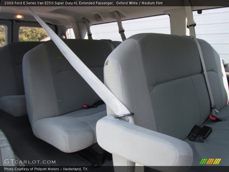 Oxford White / Medium Flint 2009 Ford E Series Van E350 Super Duty XL Extended Passenger