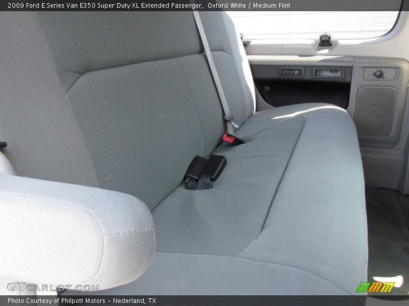 Oxford White / Medium Flint 2009 Ford E Series Van E350 Super Duty XL Extended Passenger