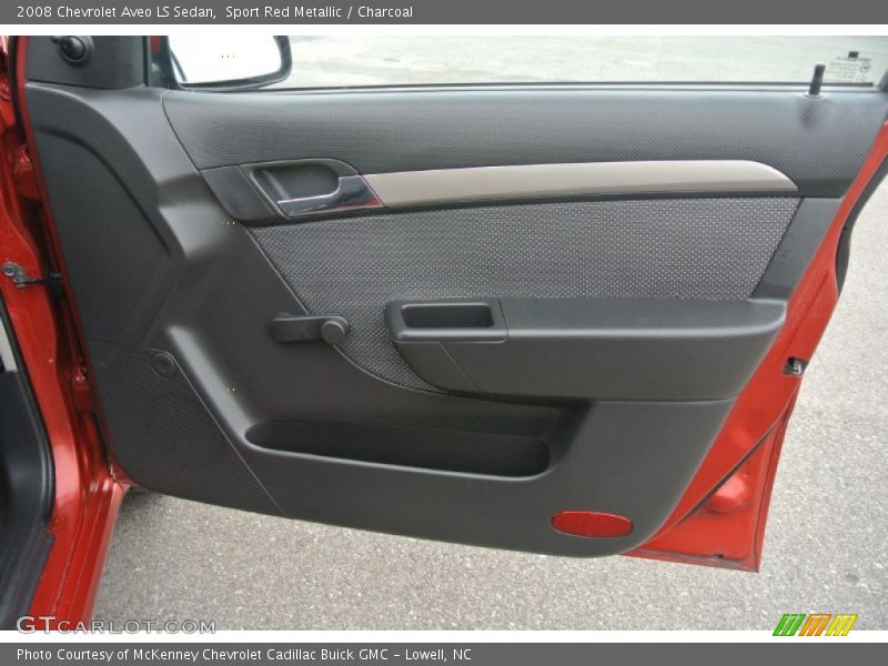 Sport Red Metallic / Charcoal 2008 Chevrolet Aveo LS Sedan
