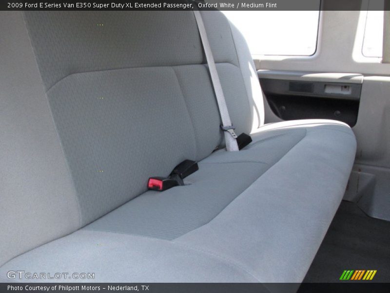 Oxford White / Medium Flint 2009 Ford E Series Van E350 Super Duty XL Extended Passenger