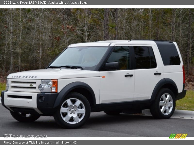 Alaska White / Alpaca Beige 2008 Land Rover LR3 V8 HSE