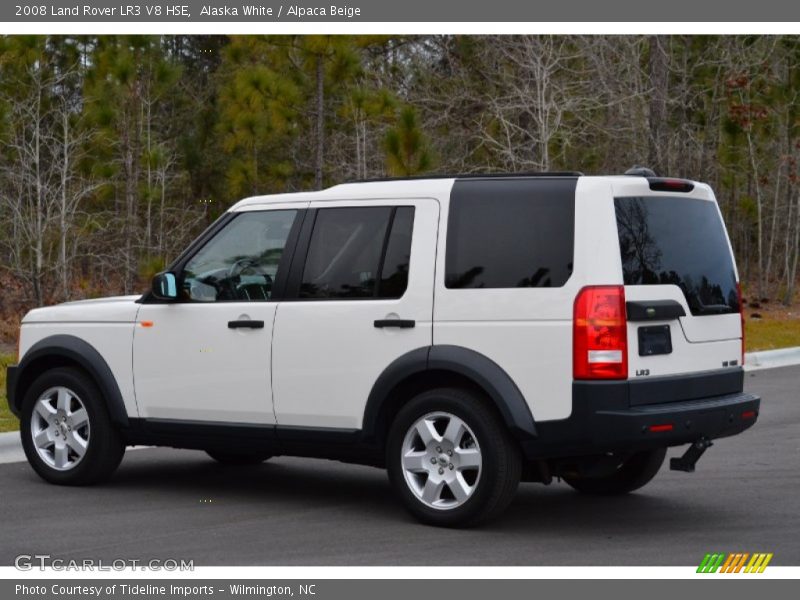Alaska White / Alpaca Beige 2008 Land Rover LR3 V8 HSE