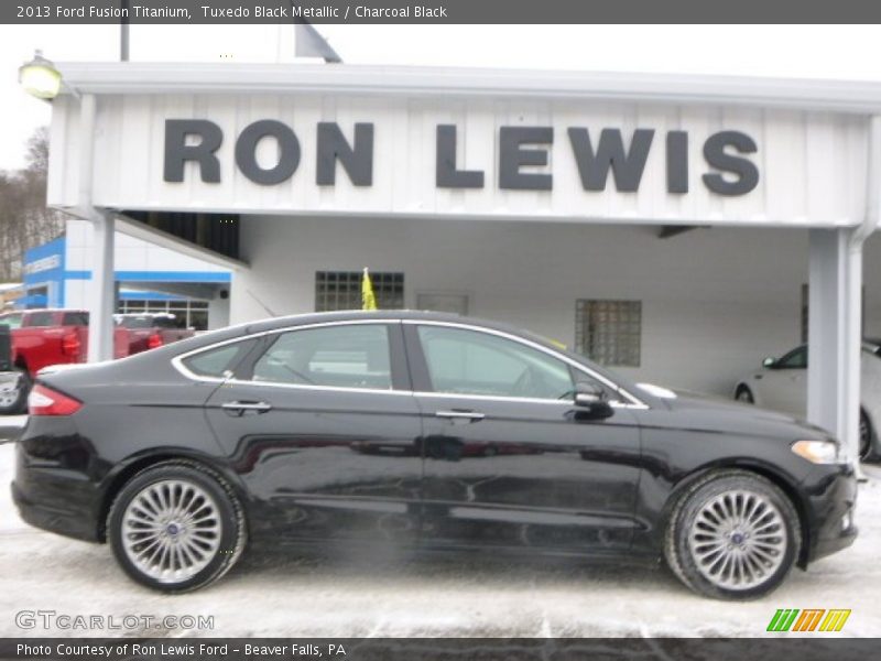 Tuxedo Black Metallic / Charcoal Black 2013 Ford Fusion Titanium
