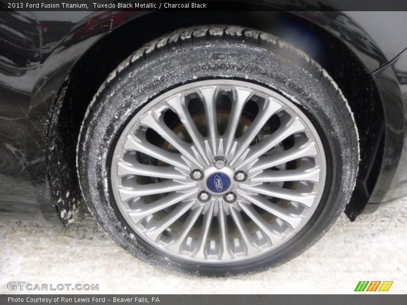 Tuxedo Black Metallic / Charcoal Black 2013 Ford Fusion Titanium