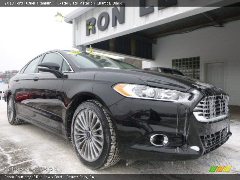 Tuxedo Black Metallic / Charcoal Black 2013 Ford Fusion Titanium