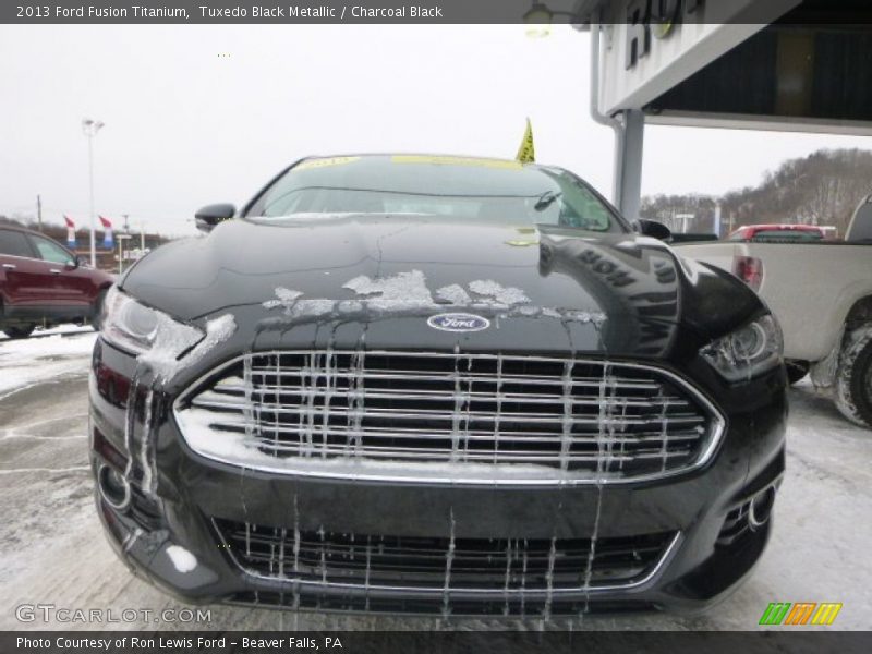Tuxedo Black Metallic / Charcoal Black 2013 Ford Fusion Titanium
