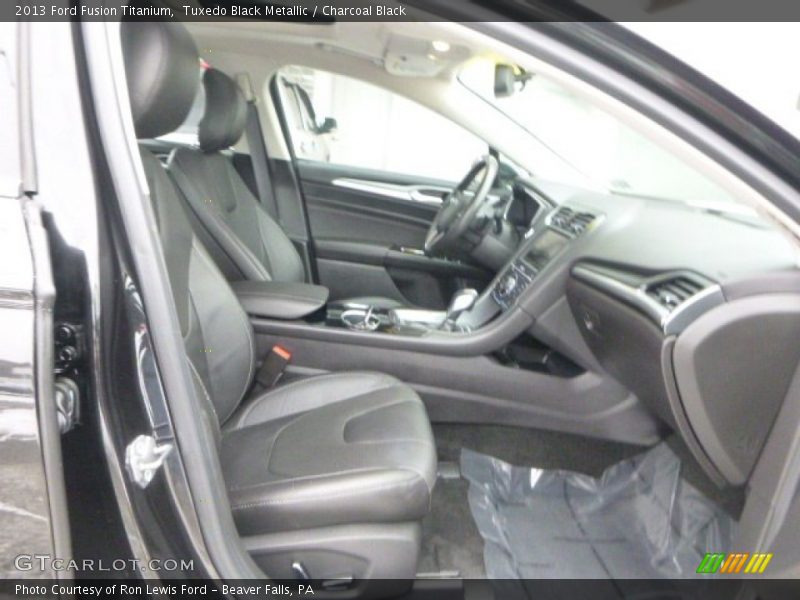 Tuxedo Black Metallic / Charcoal Black 2013 Ford Fusion Titanium