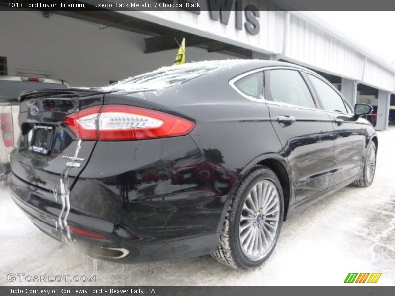 Tuxedo Black Metallic / Charcoal Black 2013 Ford Fusion Titanium