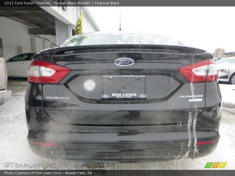 Tuxedo Black Metallic / Charcoal Black 2013 Ford Fusion Titanium