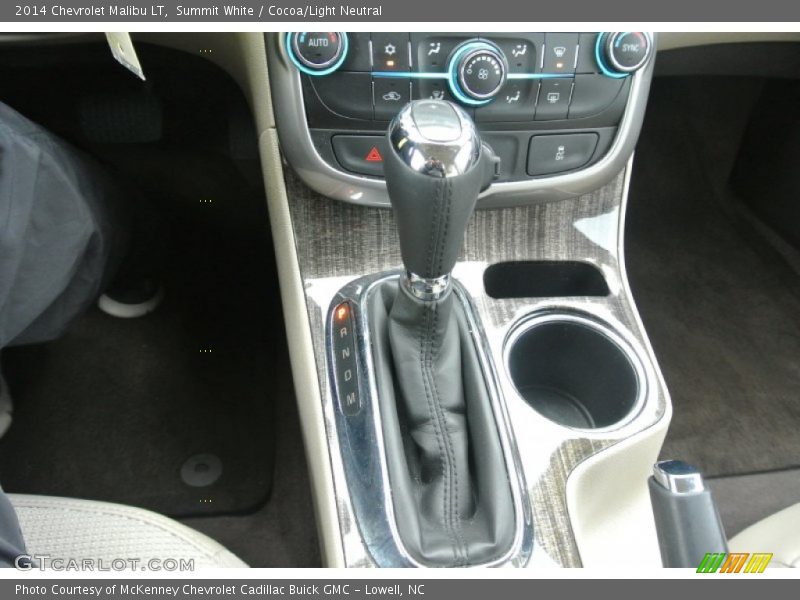 Summit White / Cocoa/Light Neutral 2014 Chevrolet Malibu LT