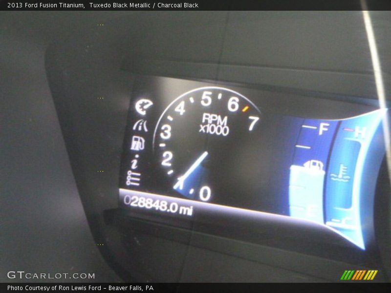 Tuxedo Black Metallic / Charcoal Black 2013 Ford Fusion Titanium
