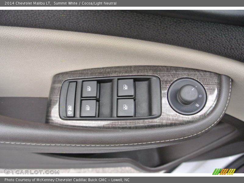 Summit White / Cocoa/Light Neutral 2014 Chevrolet Malibu LT