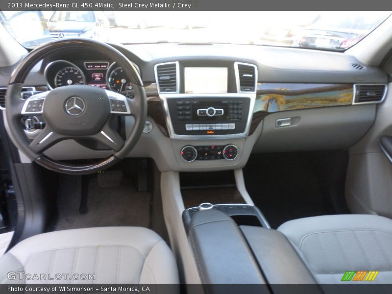 Steel Grey Metallic / Grey 2013 Mercedes-Benz GL 450 4Matic