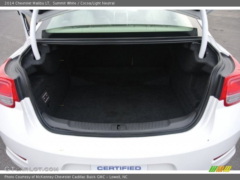 Summit White / Cocoa/Light Neutral 2014 Chevrolet Malibu LT