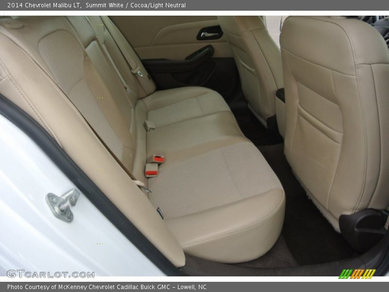Summit White / Cocoa/Light Neutral 2014 Chevrolet Malibu LT