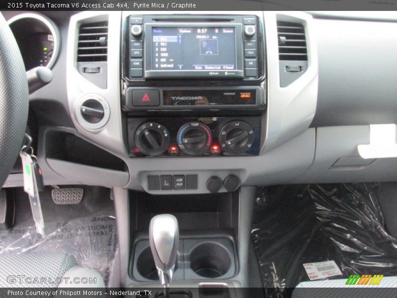 Controls of 2015 Tacoma V6 Access Cab 4x4