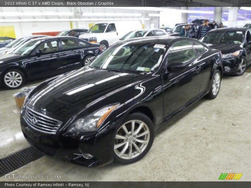 Black Obsidian / Graphite 2013 Infiniti G 37 x AWD Coupe